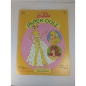 WHITMAN BARBIE PRETTY CHANGES PAPER DOLLS VINTAGE UNCUT 1981